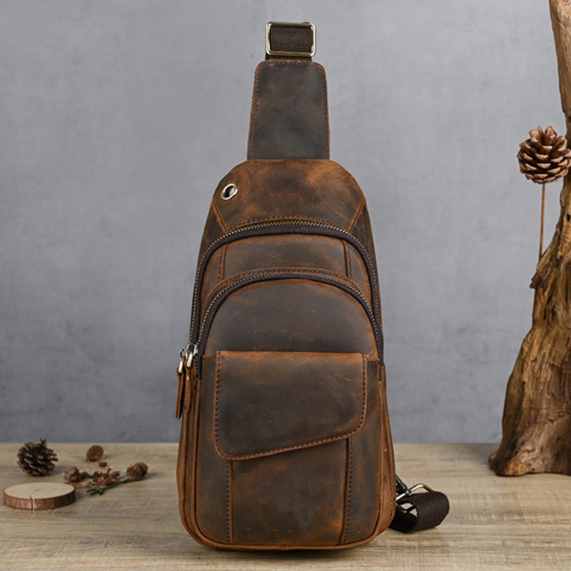 Luxury Bags Vintage - Дизайнерская роскошная многофункциональная мужская нагрудная сумка