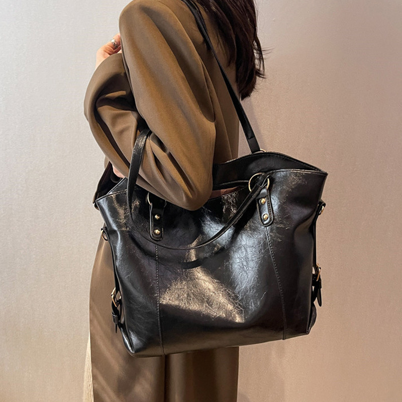 Luxury Bags Vintage - Винтажная женская сумка через плечо, вместительная