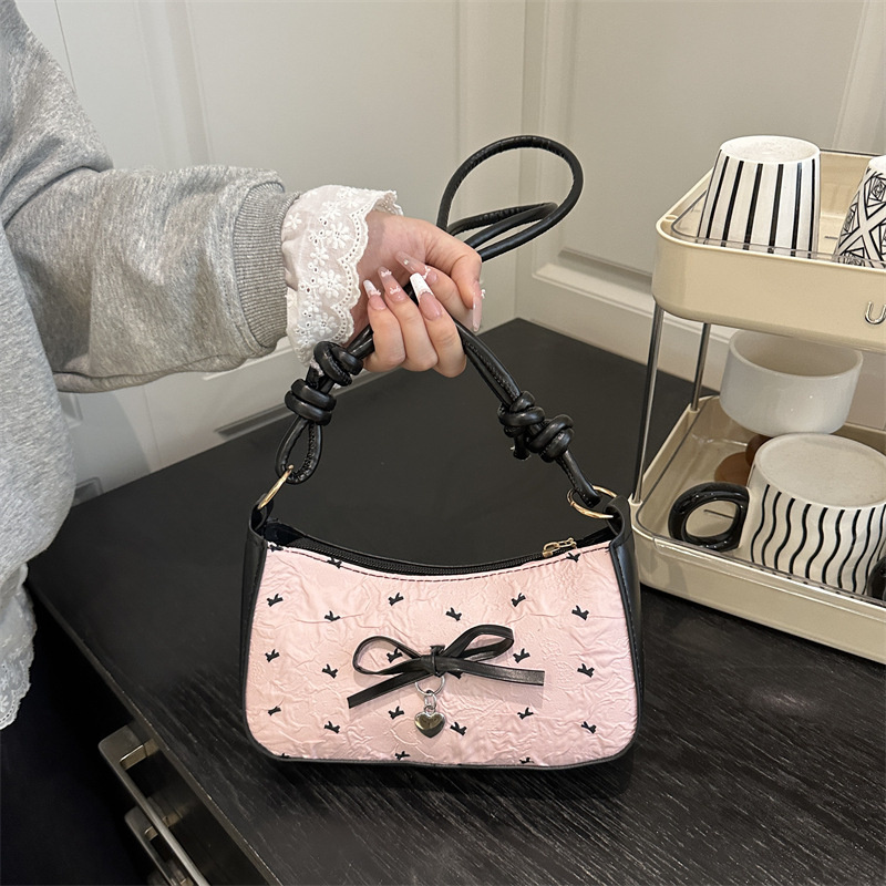 Luxury Y2K Bags - Розовая сумка Y2k с бантом для
