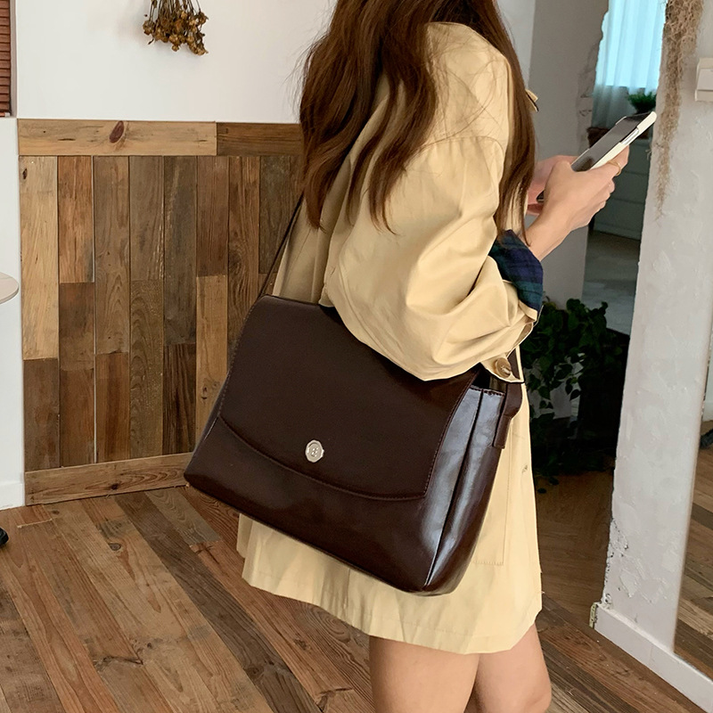 Luxury Bags Vintage - CGCBAG винтажная вместительная сумка-мессенджер, женская простая