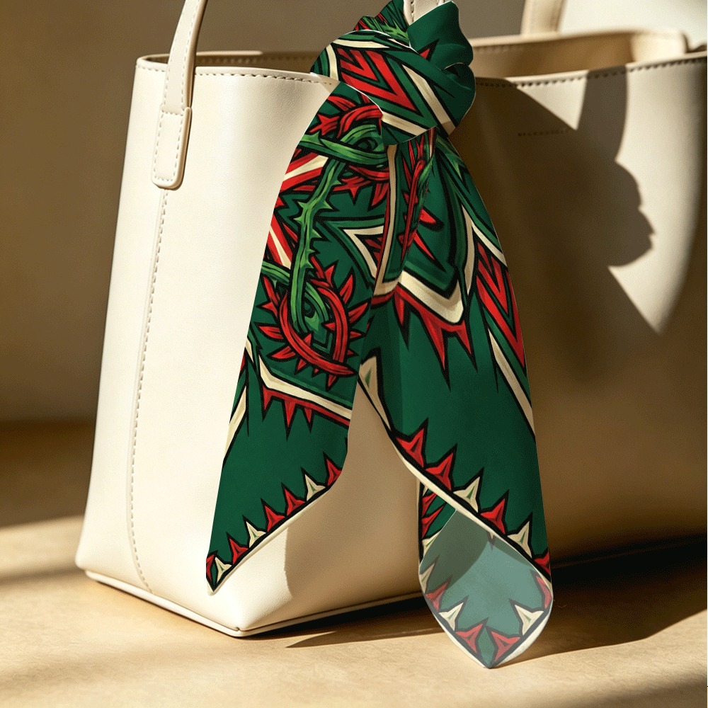 Красно-зеленый шарф с узором в – обзор и цена Luxury Bags For Summer