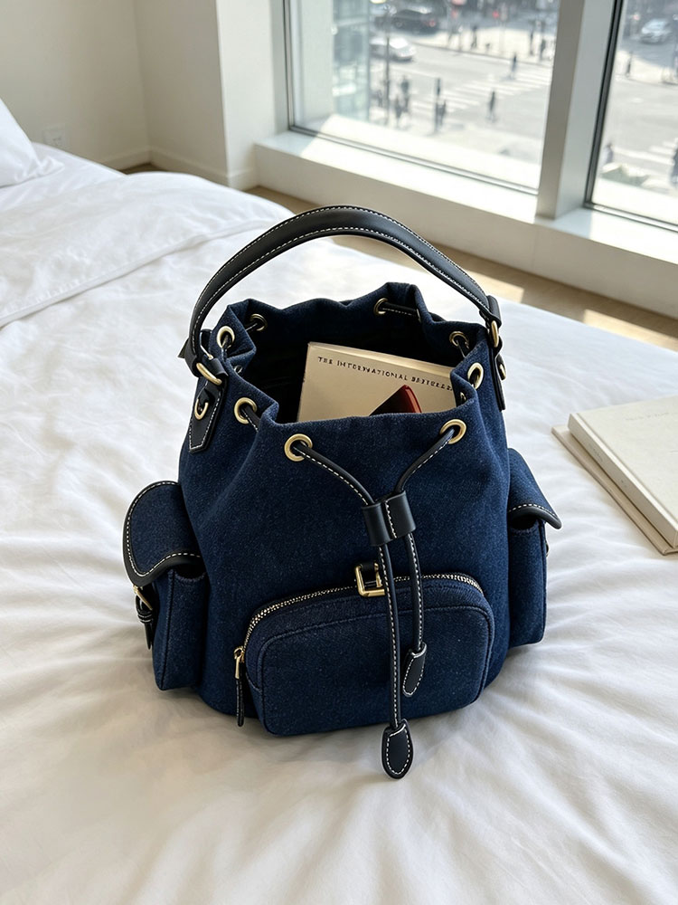 Джинсовый синий женский рюкзак – обзор и цена Luxury Bags Denim