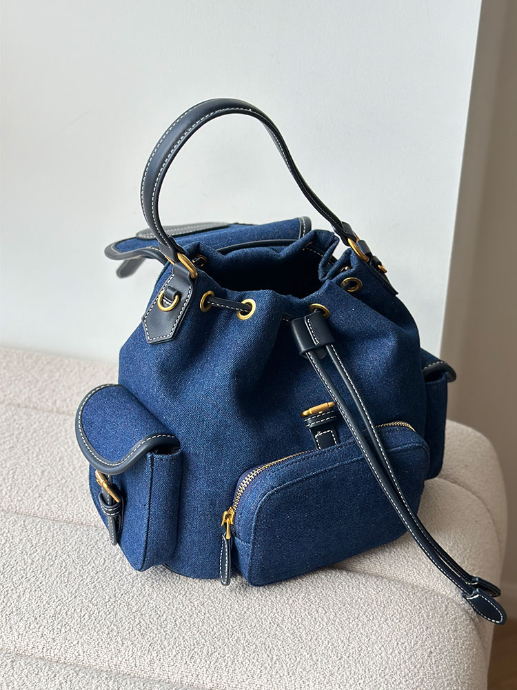 Джинсовый синий женский рюкзак – обзор и цена Luxury Bags Denim