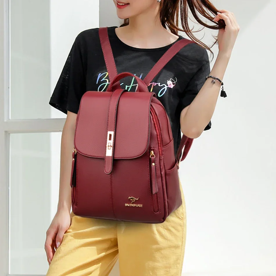 Женский кожаный рюкзак большой – обзор и цена Luxury Bags Vintage