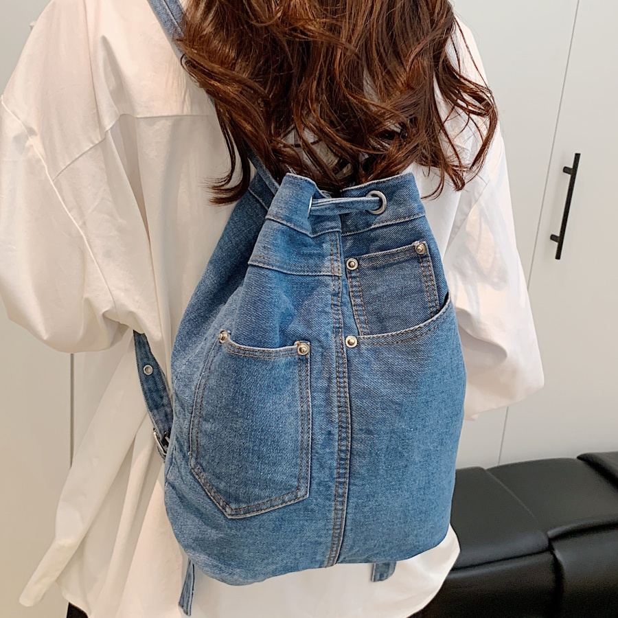 Джинсовый женский рюкзак, повс – обзор и цена Luxury Bags Denim