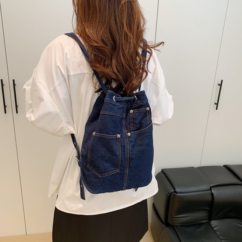 Джинсовый женский рюкзак, повс – обзор и цена Luxury Bags Denim