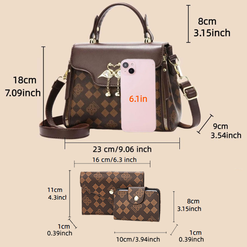 Набор из 3 женских сумок, легк – обзор и цена Luxury Bags & Leather Repair Of Atlanta