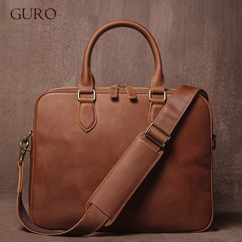 Мужской портфель GURO Crazy Ho – обзор и цена Luxury Bags Vintage